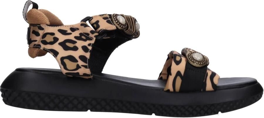 Elena Iachi Sandalen met sleehak