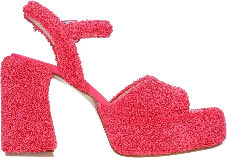 Elena Iachi Stoffen Sandalen met Plateau - Foto 9