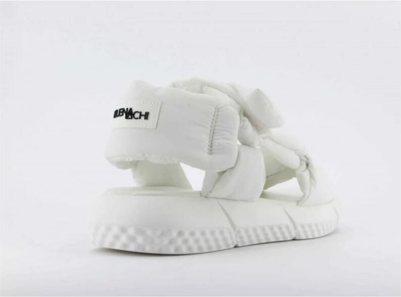 Elena Iachi Stoffen sandalen met verstelbare band