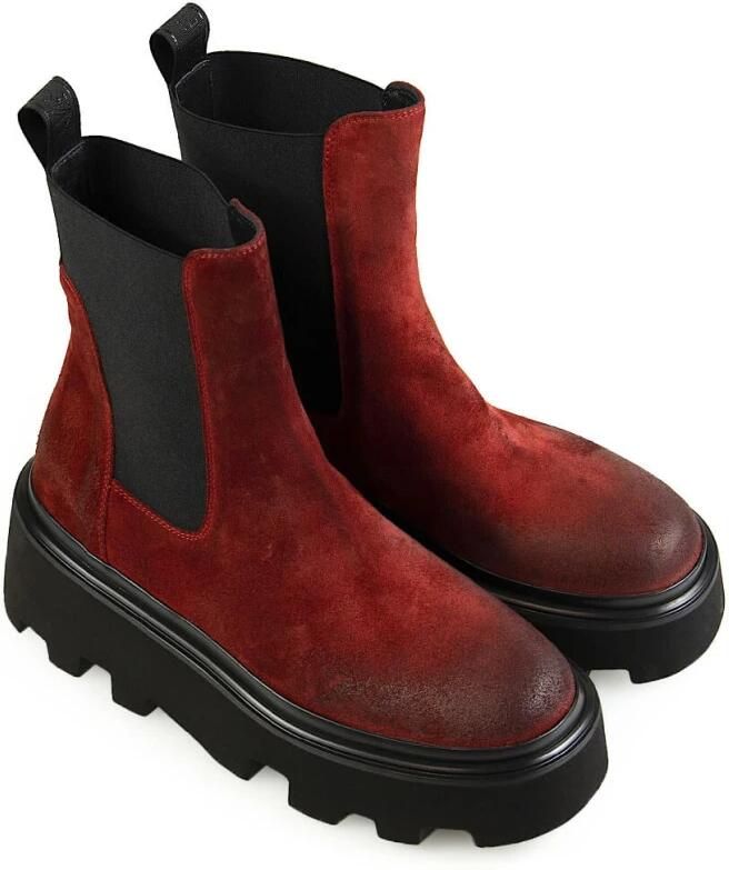 Elena Iachi Suede Chelsea Boot