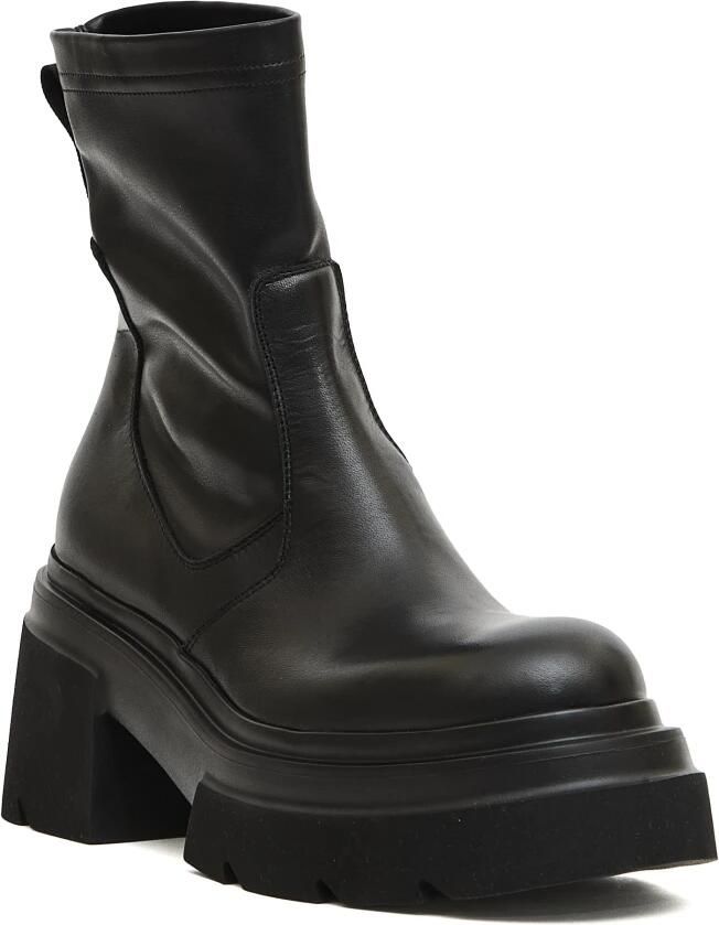 Elena Iachi Zwarte Stretch Chunky Laars