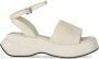 Elena Iachi Ivory Platform Sandal - Thumbnail 1