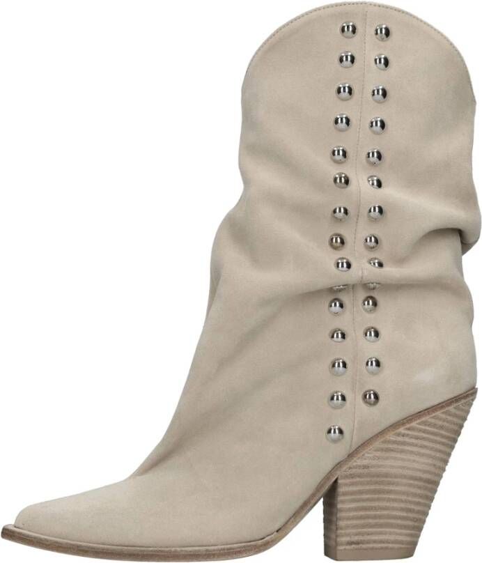 Elena Iachi Laarzen Beige