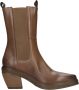 Elena Iachi Laarzen Leer Bruin Brown Dames - Thumbnail 1