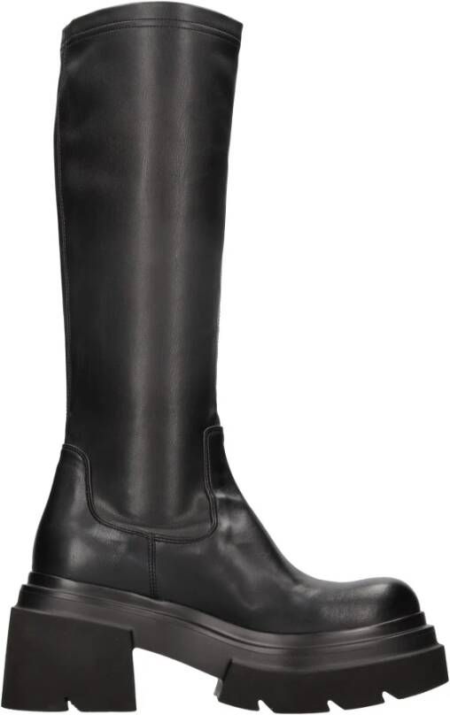 Elena Iachi Laarzen Zwart Black Dames