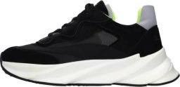 Elena Iachi Leren en Stoffen Sneakers