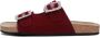 Elena Iachi Paarse Fluwelen Slippers met Diamanten Versieringen Purple Dames - Thumbnail 5