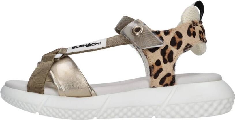Elena Iachi Platte Sandalen