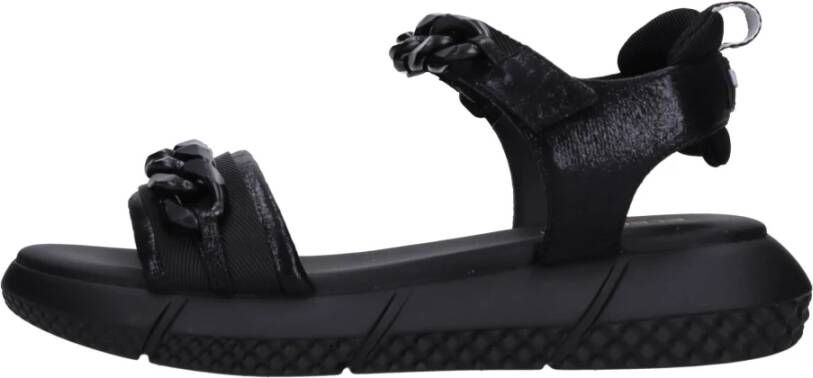 Elena Iachi Sandalen Zwart