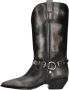 ELENA IACHI Cowboylaarzen Dames E3949 Maat: 37 Materiaal: Leer Kleur: Zwart - Thumbnail 2