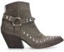 Elena Iachi Texano Sand Suede Cow laarzen - Thumbnail 1