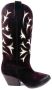 Elena Iachi Vintage leren Texano laarzen Brown Dames - Thumbnail 1