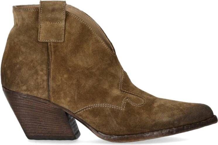 Elena Iachi Boots Bives Mud Texan Ankle Boot in bruin