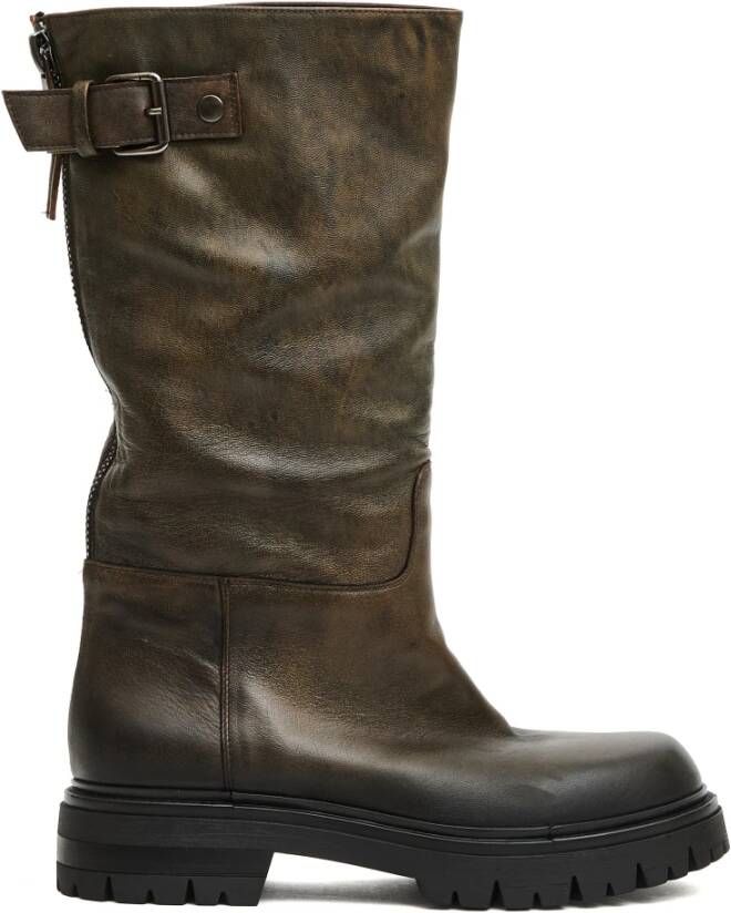 Elena Iachi Vintage Tank Sole Boot