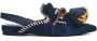 Elena Iachi Zwarte Suède Loafer met Kwastaccenten - Thumbnail 1