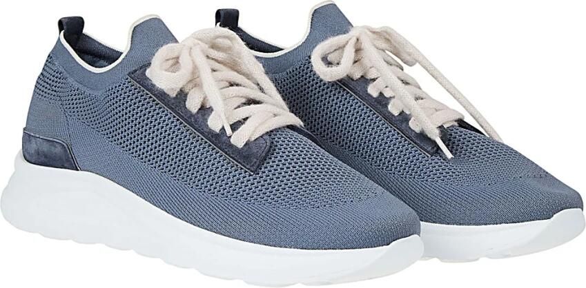 Eleventy Gebreide en Suède Sneakers