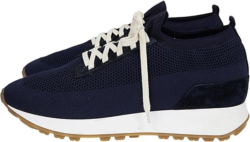 Eleventy Gebreide en suède hardloopsneakers