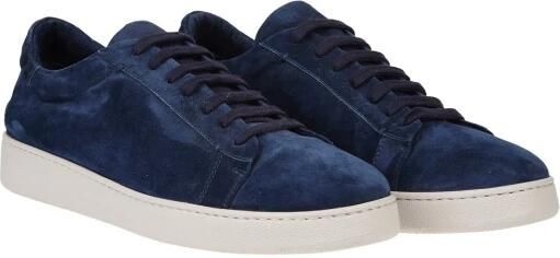 Eleventy Lace-up Suede Sneaker