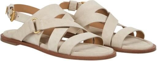 Eleventy Low-Strap Buckle Sandal