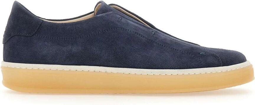 Eleventy Suede Slip-on Sneakers