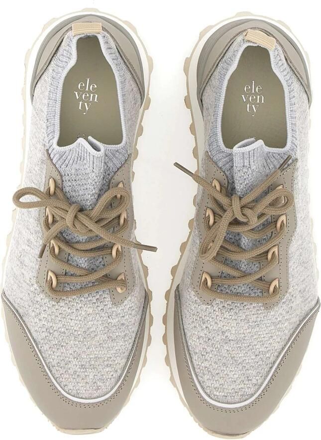 Eleventy Wolmix Gebreide Sneakers - Foto 2