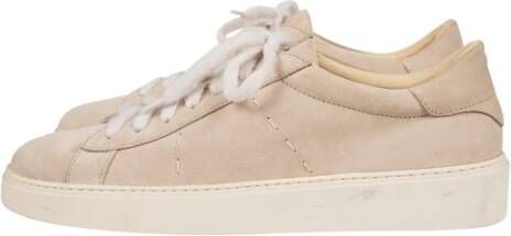 Eleventy Fluweel Suede Sneakers