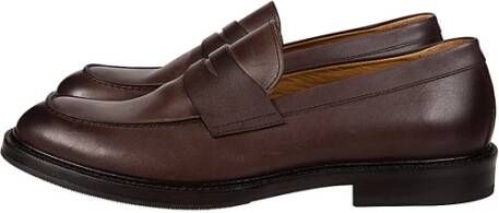 Eleventy Handgemaakte leren Penny Loafer schoen