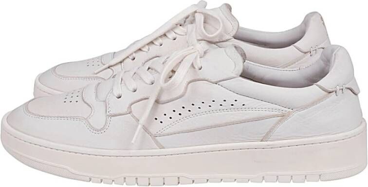 Eleventy Low-top Sneakers van hertenleer