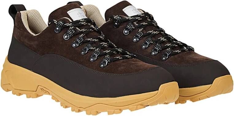 Eleventy Rubber Leren Sneaker
