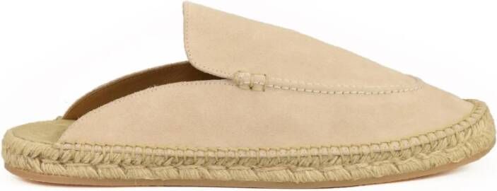 Eleventy Stijlvolle sabot in gemengde vezels Beige Heren