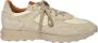 Elia Maurizi Beige Suède Handgemaakte Sneaker Beige Dames - Thumbnail 1