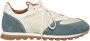 Elia Maurizi Blauwe Suède Runner met Witte Nappa Blue Dames - Thumbnail 1