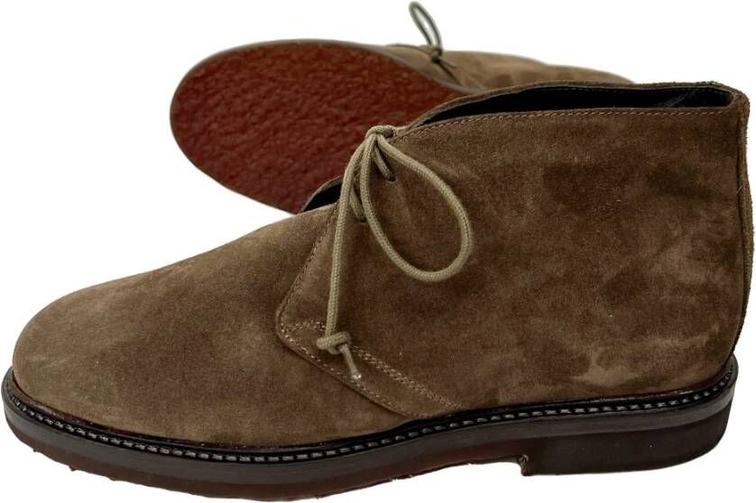 Elia Maurizi Ankle Shoes Grijs Heren