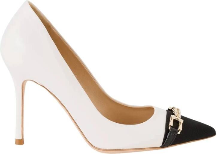 Elisabetta Franchi Boter Hak Schoenen Beige Dames