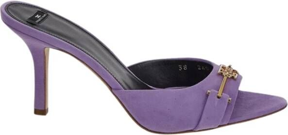 Elisabetta Franchi Dames Sandalen Purple Dames