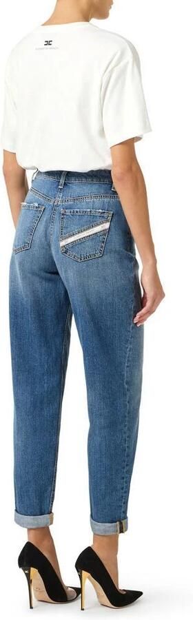 Elisabetta Franchi Balloon Jeans met Juwelen Hangslot - Foto 2