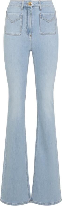 Elisabetta Franchi Bootcut Jeans met Kleine Zakken