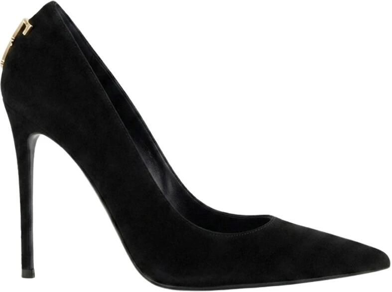 Elisabetta Franchi Décolleté van suède met logodetail