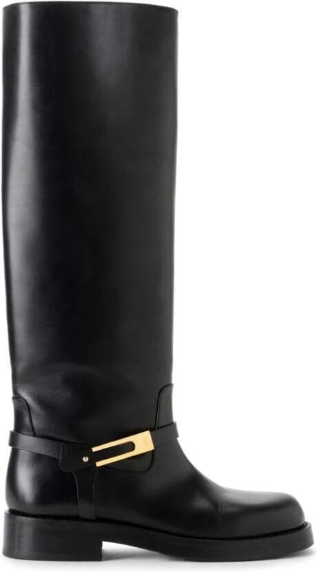 Elisabetta Franchi Boots Logo Strap Boots in zwart - Foto 2