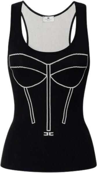 Elisabetta Franchi Mouwtjesloze Tops - Foto 2