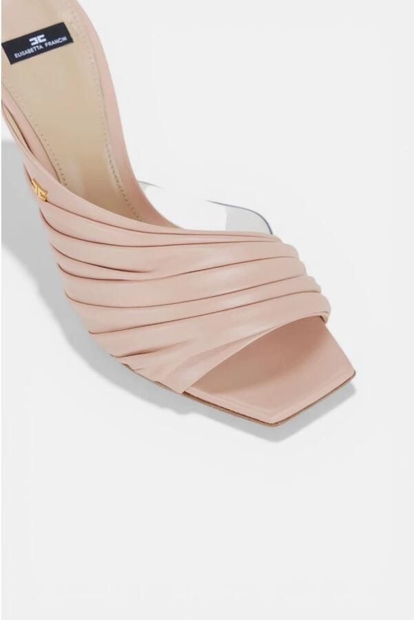 Elisabetta Franchi Nappa Lederen Sandalen - Foto 2