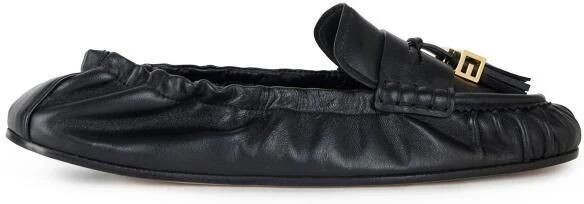 Elisabetta Franchi Nappa Leren Loafers