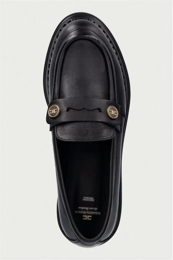 Elisabetta Franchi Nappa Leren Loafers - Foto 3