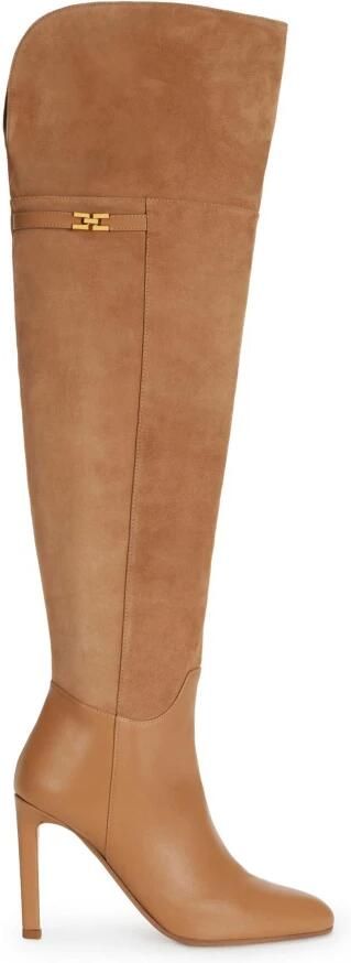 Elisabetta Franchi Over-the-knee Suède Laarzen