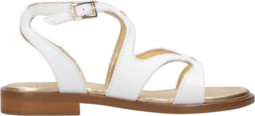 Elisabetta Franchi Platte Nappa Leren Sandalen