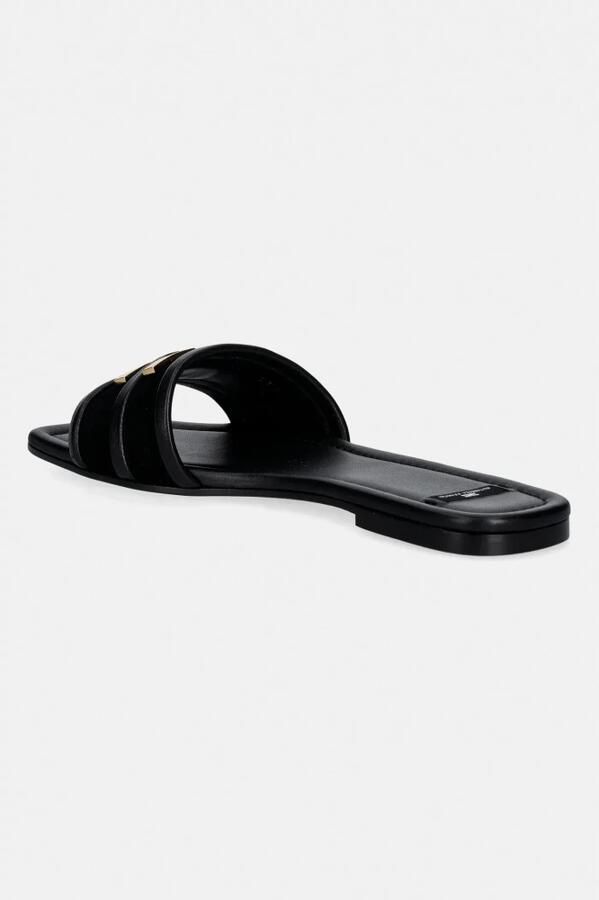 Elisabetta Franchi Platte Sandaal met Logo Detail - Foto 3