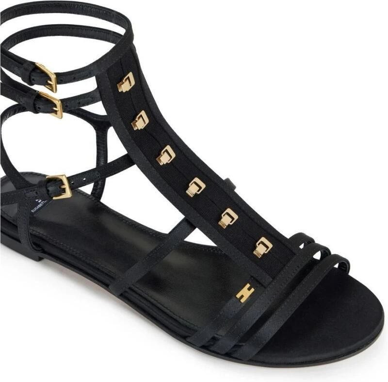 Elisabetta Franchi Platte Sandalen met Haakjes - Foto 2