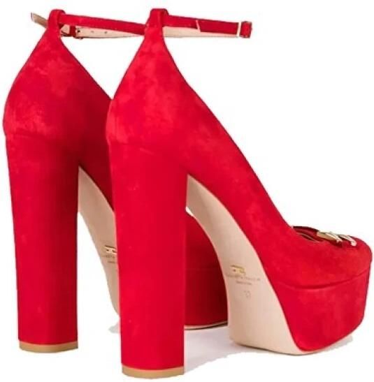 Elisabetta Franchi High Heel Sandals Rood Dames - Foto 3