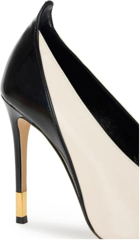 Elisabetta Franchi Tweekleurige leren pumps