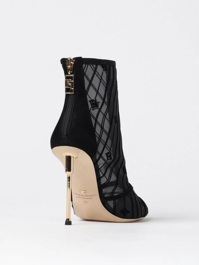 Elisabetta Franchi Verfijnde Stiletto Hak Enkellaarsjes - Foto 2